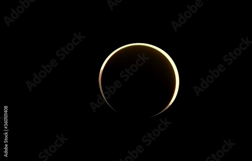 Ring of fire, solar eclipse 2020