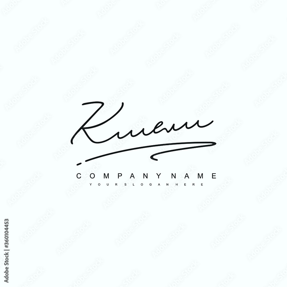 KE initials signature logo. Handwriting logo vector templates. Hand drawn Calligraphy lettering Vector illustration.
