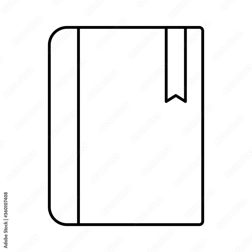 education book line style icon vector design education book line style icon vector design