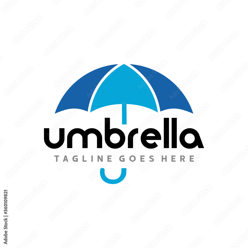 Umbrella Logo. Insurance Logo Design Vector Векторный объект Stock | Adobe  Stock
