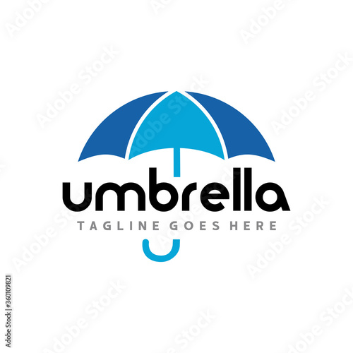 Umbrella Logo. Insurance Logo Design Vector