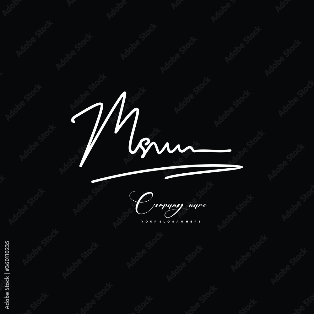 MS initials signature logo. Handwriting logo vector templates. Hand drawn Calligraphy lettering Vector illustration. MS initials signature logo. Handwriting logo vector templates. Hand drawn Calligraphy lettering Vector illustration.