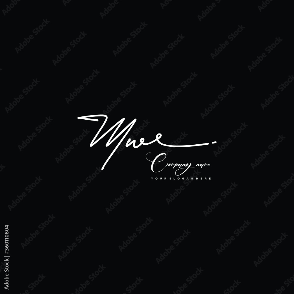 MW initials signature logo. Handwriting logo vector templates. Hand drawn Calligraphy lettering Vector illustration. MW initials signature logo. Handwriting logo vector templates. Hand drawn Calligraphy lettering Vector illustration.
