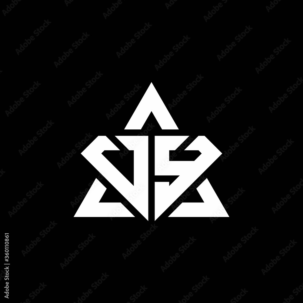 VY monogram logo with diamond shape and triangle outline VY monogram logo with diamond shape and triangle outline