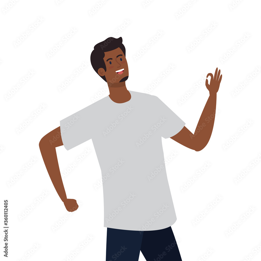 happy man afro, healthy lifestyle, celebrating holiday happy man afro, healthy lifestyle, celebrating holiday
