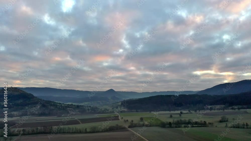 Sonnenaufgang Landschaftsaufnahme