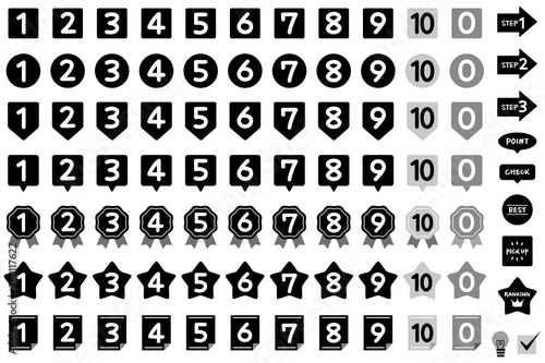 モノクロの数字アイコン ランキング Stock Vector Adobe Stock モノクロの数字アイコン ランキング Stock Vector Adobe Stock