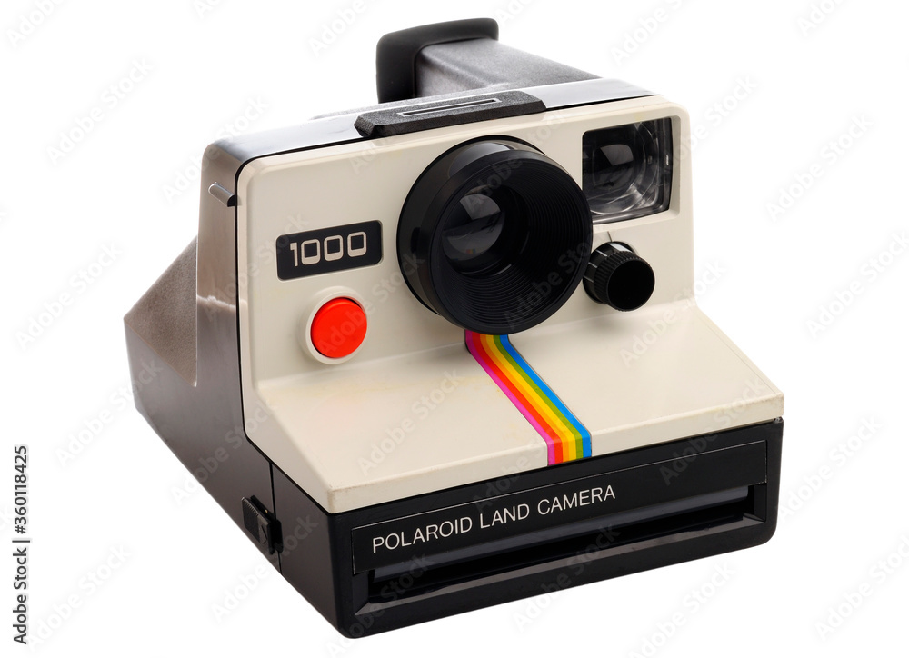 London, England - September 09, 2009: Polaroid 1000 Land Camera, A fixed  focus camera producing instant photographs, First introduced in 1977. Stock  Photo | Adobe Stock