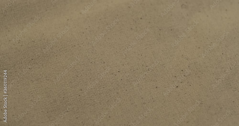 4K Tan Brown Linen Canvas Fabric Rotating in Cinematic Macro, Neutral Warm Colored Cloth 4K Tan Brown Linen Canvas Fabric Rotating in Cinematic Macro, Neutral Warm Colored Cloth
