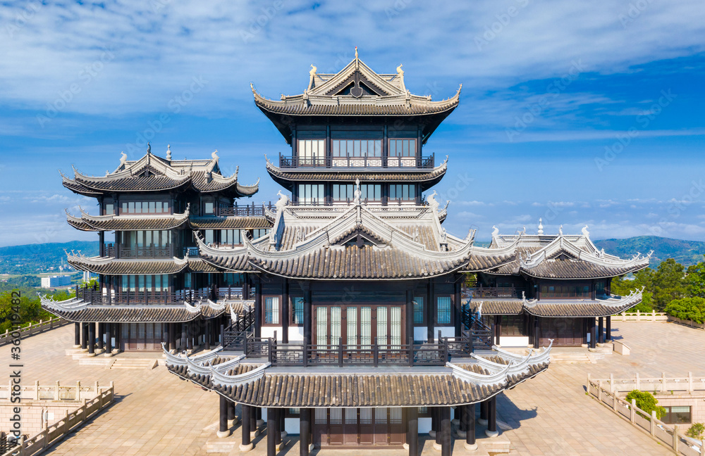 Fototapeta premium The first peak of Tai Lake, Wuxi, Jiangsu Province, China