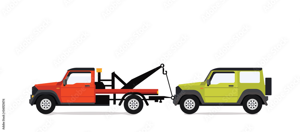 Car Towing Trucks, towing trucks vector design Car Towing Trucks, towing trucks vector design