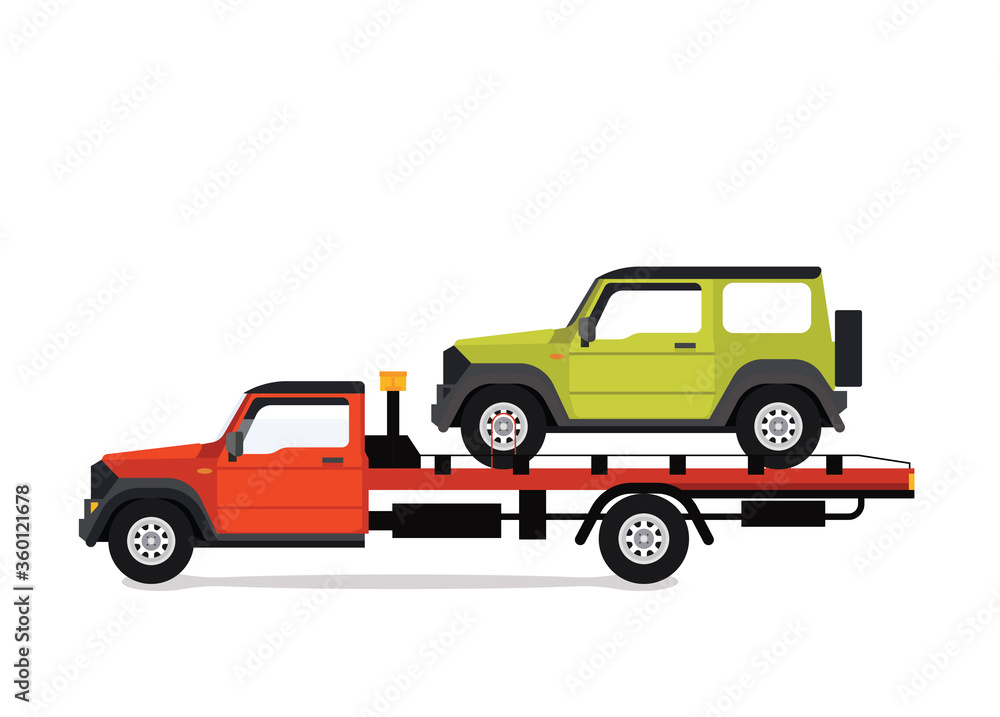 Car Towing Trucks, towing trucks vector design