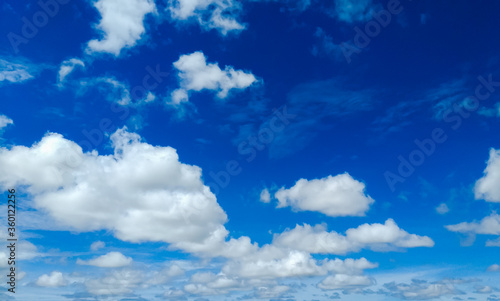 blue sky with clouds