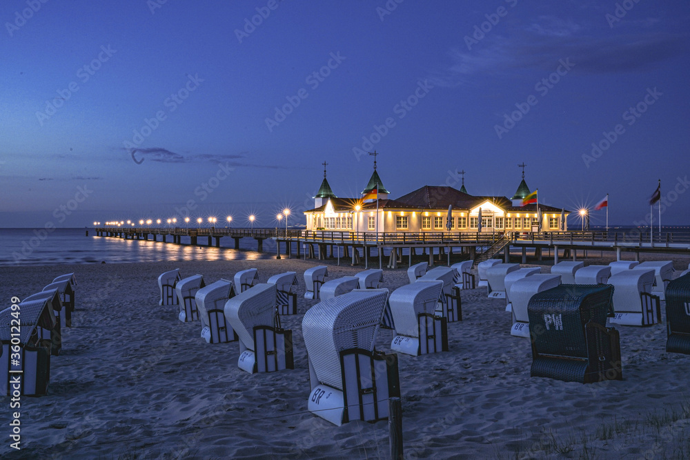 Obraz premium Ahlbeck Seebrücke auf Usedom