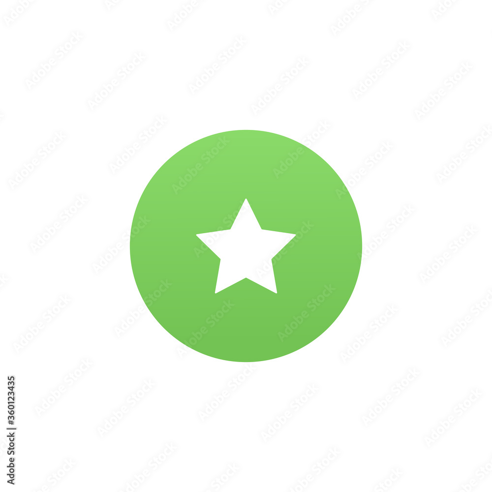 Instagram Close friends star icon. Social media element symbol modern