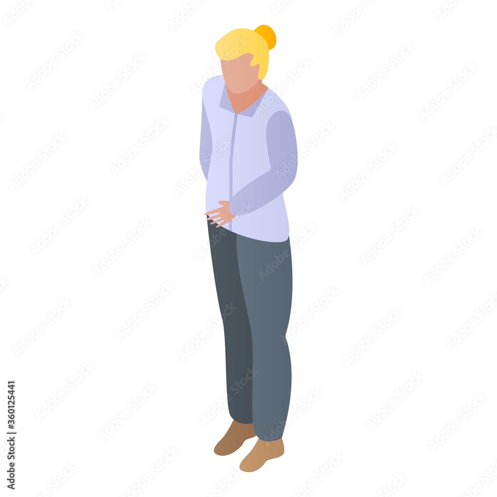 Restaurant butler icon. Isometric of restaurant butler vector icon for web design isolated on white background Restaurant butler icon. Isometric of restaurant butler vector icon for web design isolated on white background