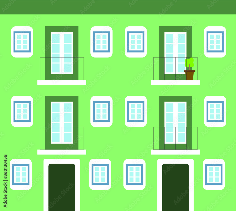 green house two floors with green roof green house two floors with green roof