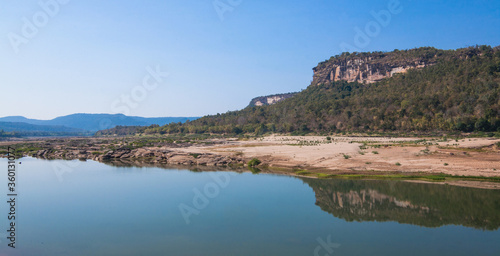 lake in the mountains at 3,000 boke in thailand