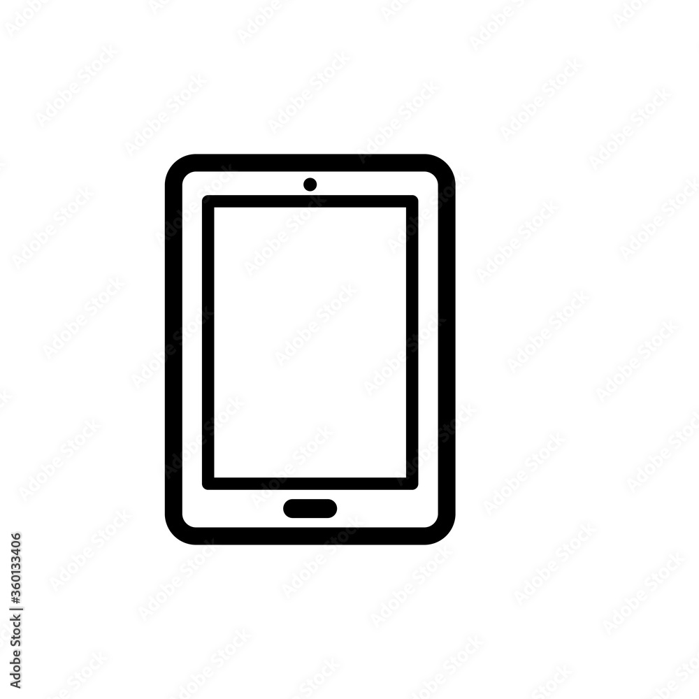 tablet icon logo illustration design tablet icon logo illustration design