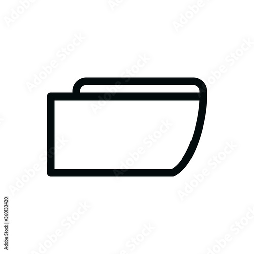Wall hung toilet isolated icon, wallhung rimless wc outline vector icon