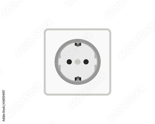 Power outlet icon vector design