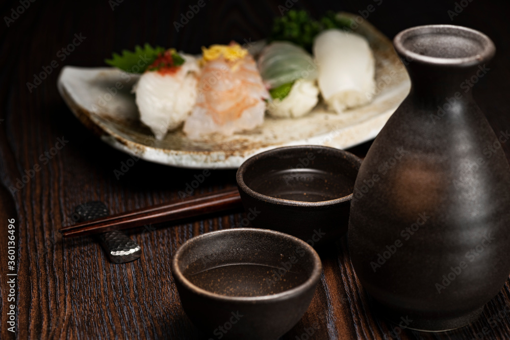 日本酒とお寿司 日本酒とお寿司