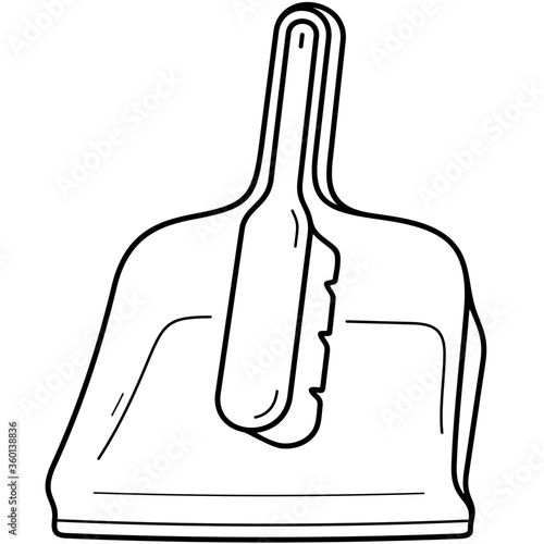 Dustpan and brush
