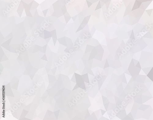 VECTOR EPS10 - white pensive polygon background, light gray triangle.