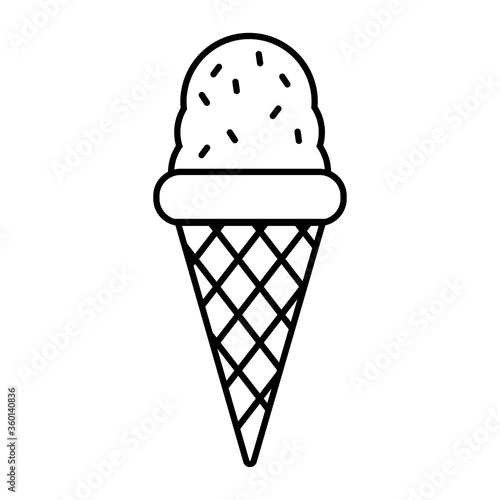Ice cream icon vector illustration