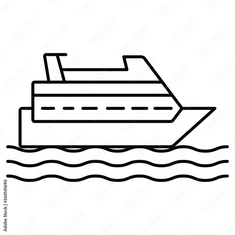 Ship icon vector illustration photo Ship icon vector illustration photo