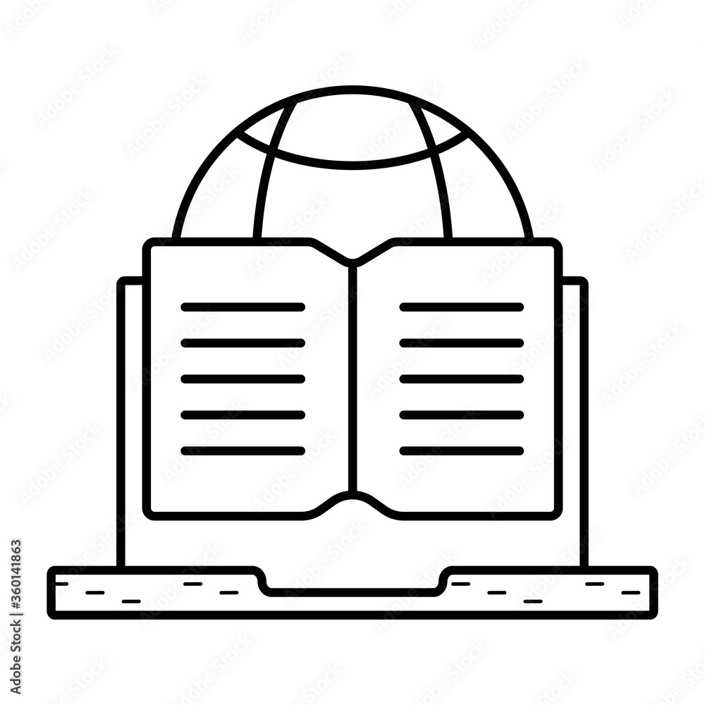Global Book Icon vector illustration Global Book Icon vector illustration