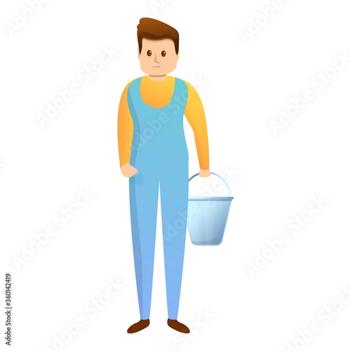 Agronomist icon. Cartoon of agronomist vector icon for web design isolated on white background