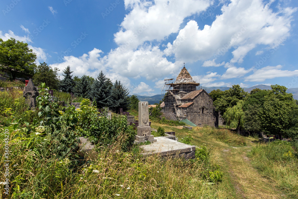 Sanahin monastery ruins in Armenia