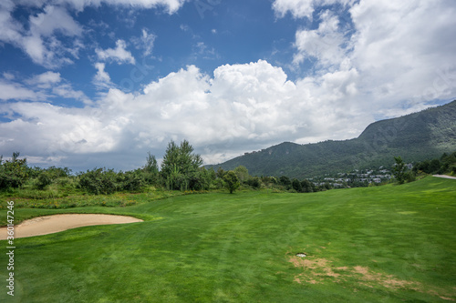 Photography Lijiang Ancient town golf course