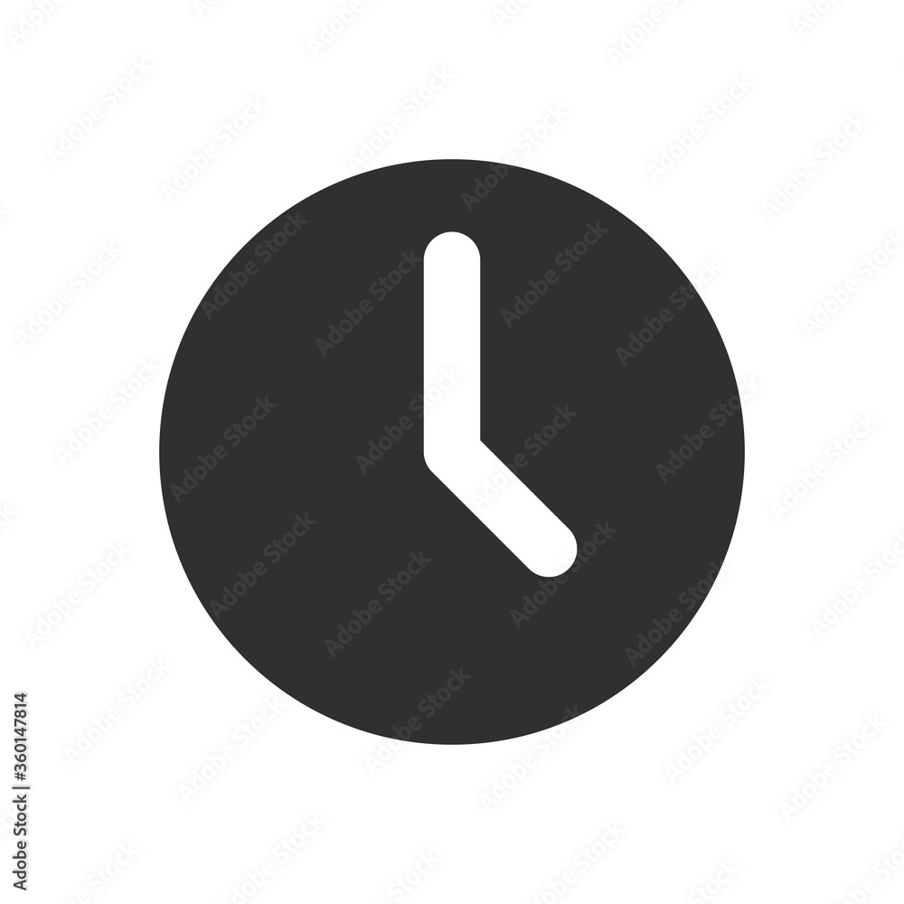 clock - time icon vector design template clock - time icon vector design template