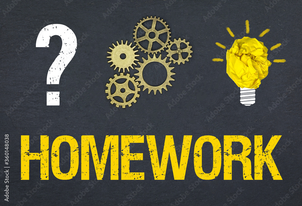 Obraz premium Homework