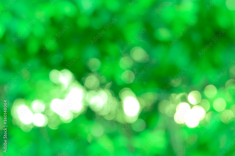 green bokeh abstract background