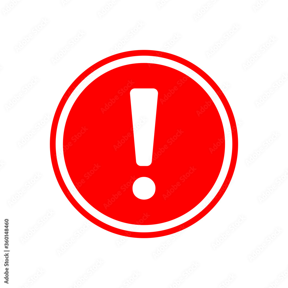 exclamation symbol icon vector design template exclamation symbol icon vector design template