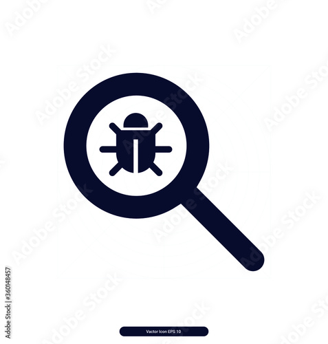 Serach Bug Icon