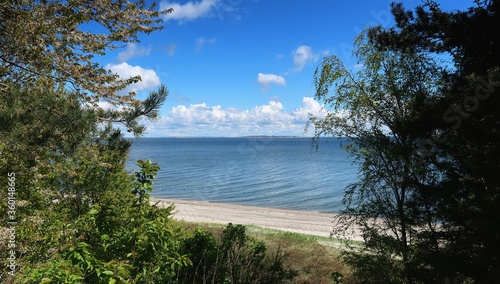 Landscape at the Limfjord in Denmark