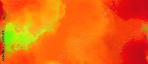 abstract watercolor background with watercolor paint with orange red  golden rod and strong red colors