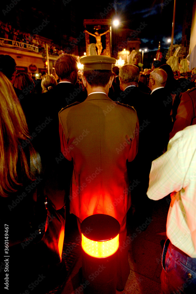 Fototapeta premium Religious procession in Spain
