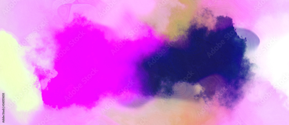 abstract watercolor background with watercolor paint with dark violet, plum and magenta colors and space for text or image