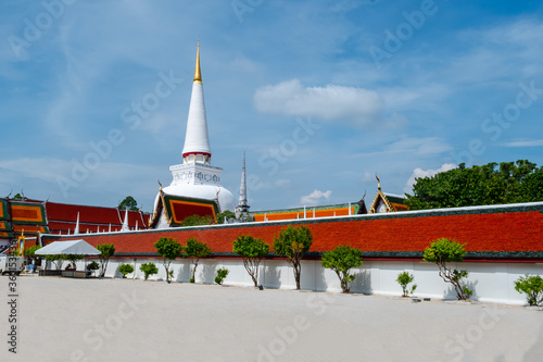 Cuadro en lienzo Wat Phra Mahathat Woramahawihan at Nakhon Si Thammarat Province, Thailand,