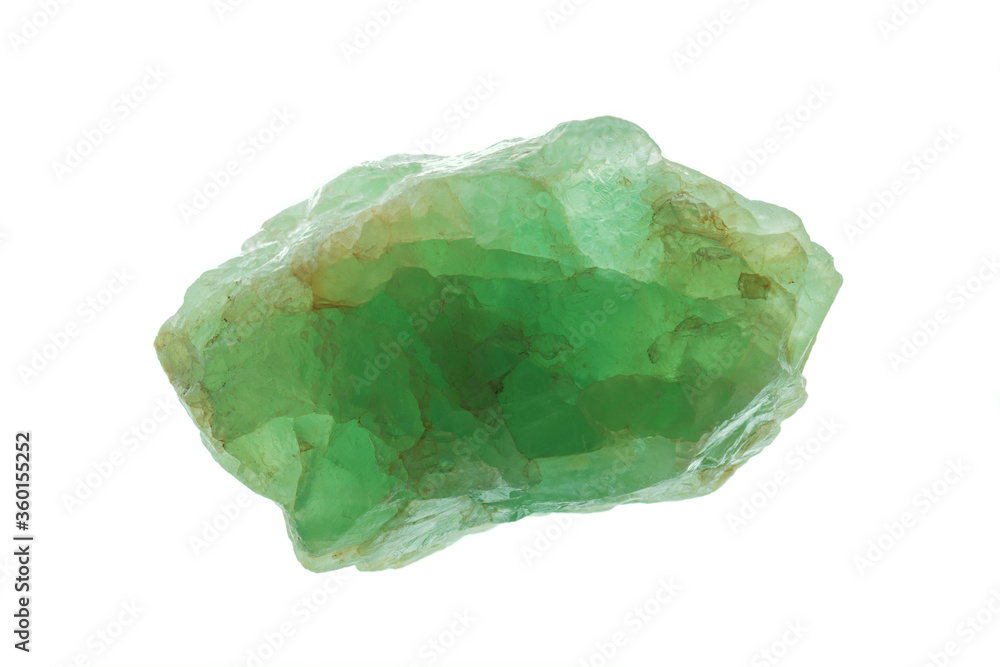 Raw Prasiolite (also known as green quartz, green amethyst or vermarine) is a green variety of quartz, a silicate mineral chemically silicon dioxide. Raw Prasiolite (also known as green quartz, green amethyst or vermarine) is a green variety of quartz, a silicate mineral chemically silicon dioxide.