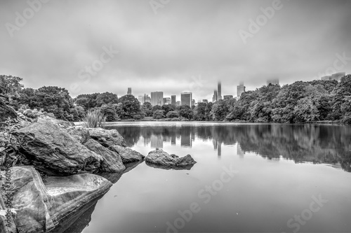 Central Park, New York City at the lake