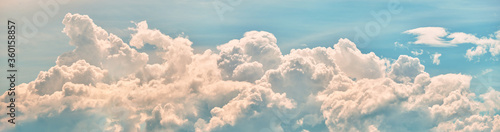 Sky clouds panorama landscape