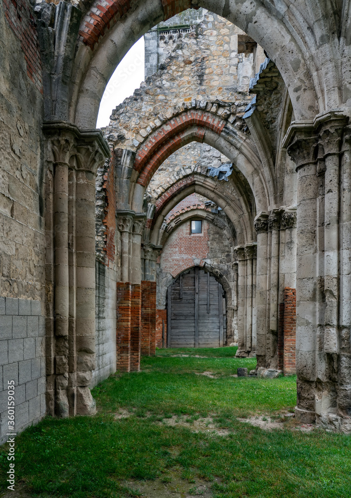 Zsambek church ruin, Hungary