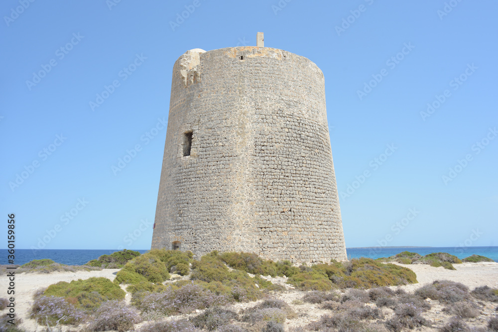 Ses Portes watchtower, Ibiza. 