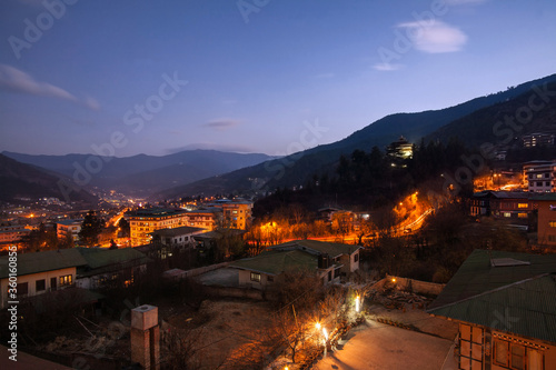 Sunrise at Thimphu, Bhutan